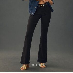 Frame Denim Le High Flare Jeans BLK Noir Sz 30